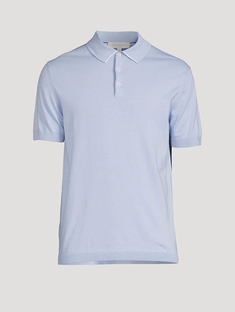 Roslyn Cotton Knit Polo