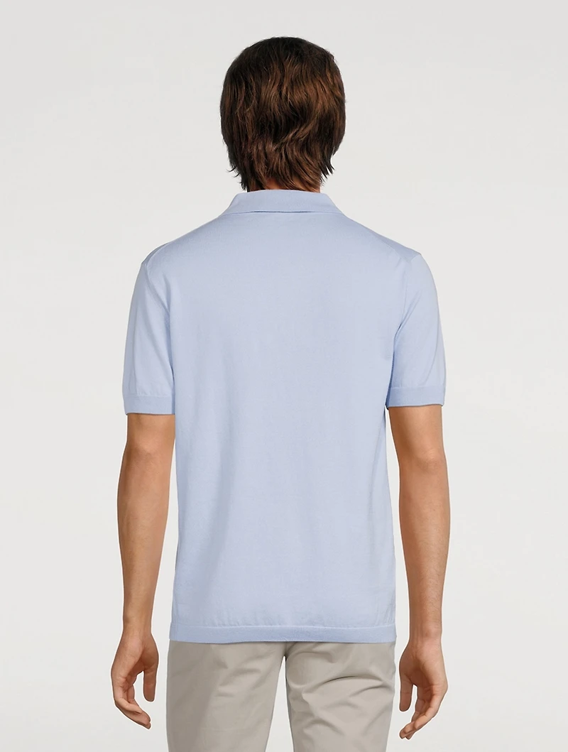Roslyn Cotton Knit Polo