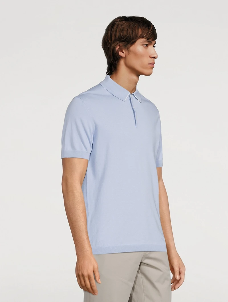 Roslyn Cotton Knit Polo