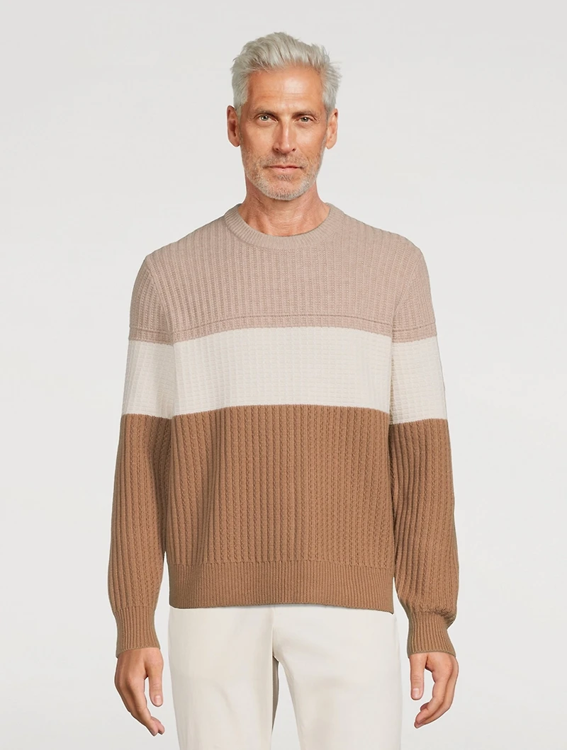 Lamar Wool And Cashmere Crewneck Sweater