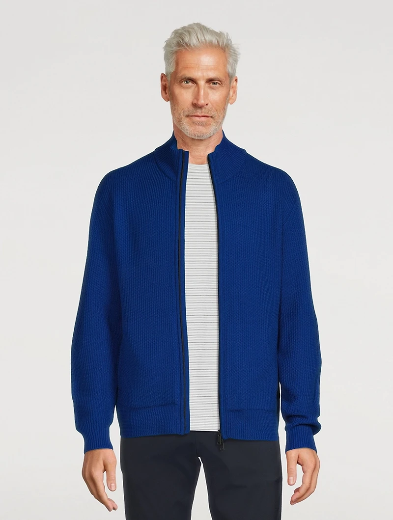 Warin Wool Zip Sweater