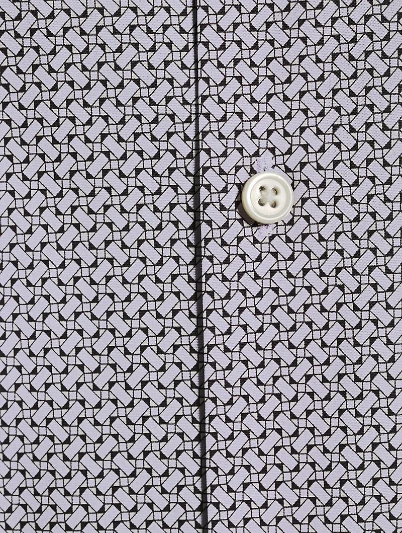 Irving Cotton Stretch Short-Sleeve Shirt