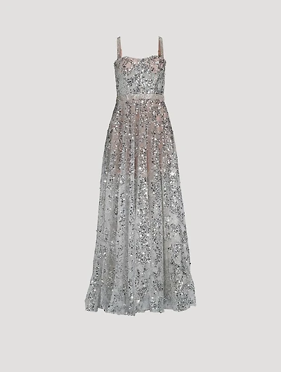 Midnight Embellished Gown