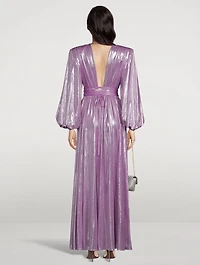 Zoe Metallic Gown