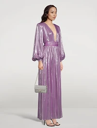 Zoe Metallic Gown