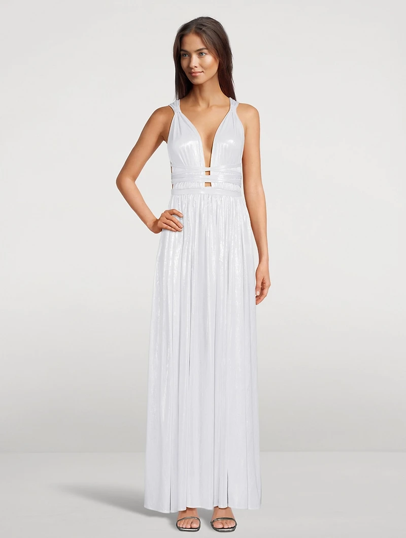 Goddess Metallic Gown