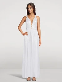 Goddess Metallic Gown