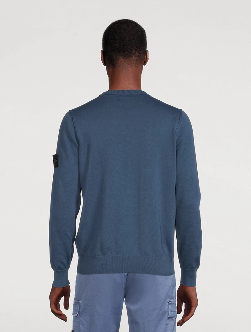 Cotton Crewneck Sweater