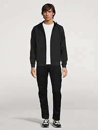 Soft Shell Zip Jacket With Hood