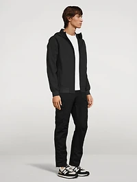 Soft Shell Zip Jacket With Hood
