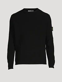 Cotton Ribbed Knit Sweater