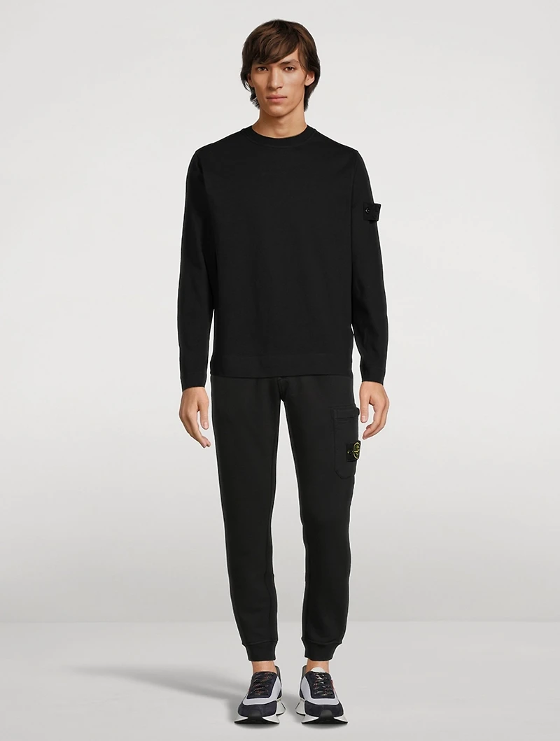 Ghost Cotton Crewneck Sweatshirt