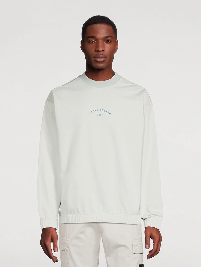 Marina Cotton And Nylon Sweatshirt