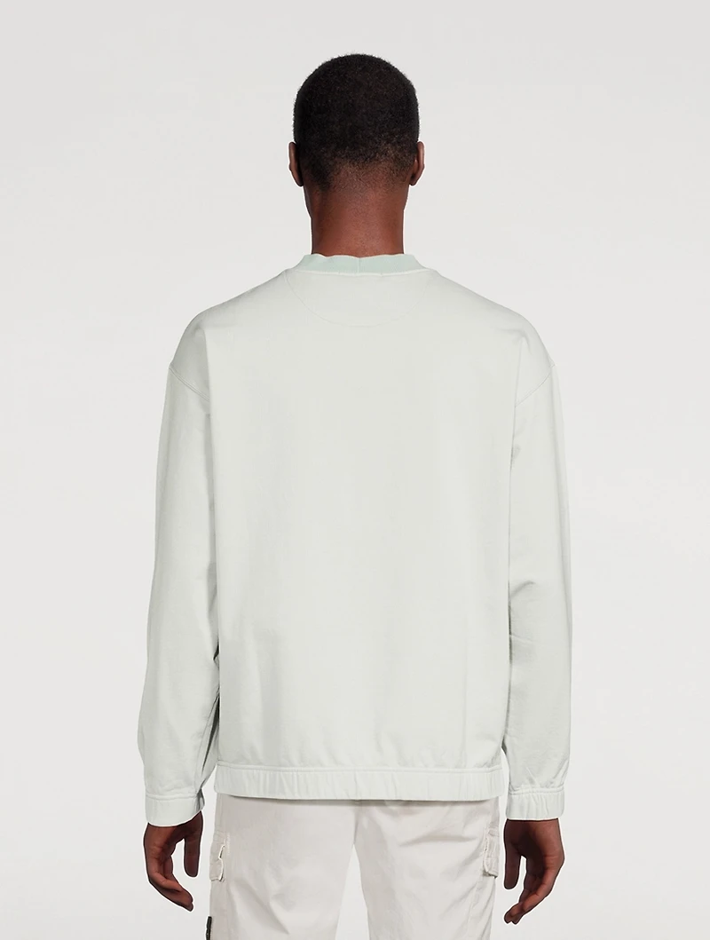 Marina Cotton And Nylon Sweatshirt