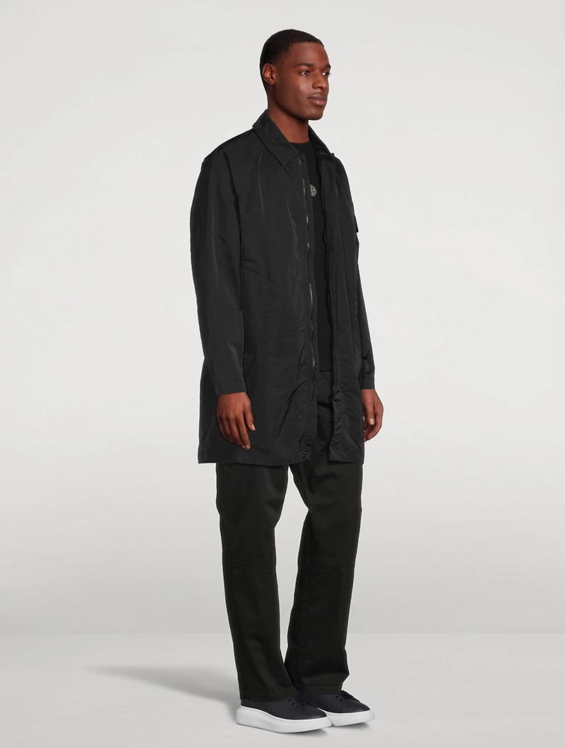 Hyperdense Nylon Long Car Coat
