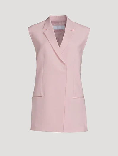 Belted Blazer Vest