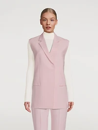 Belted Blazer Vest