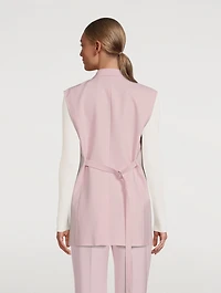 Belted Blazer Vest