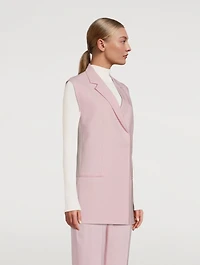 Belted Blazer Vest