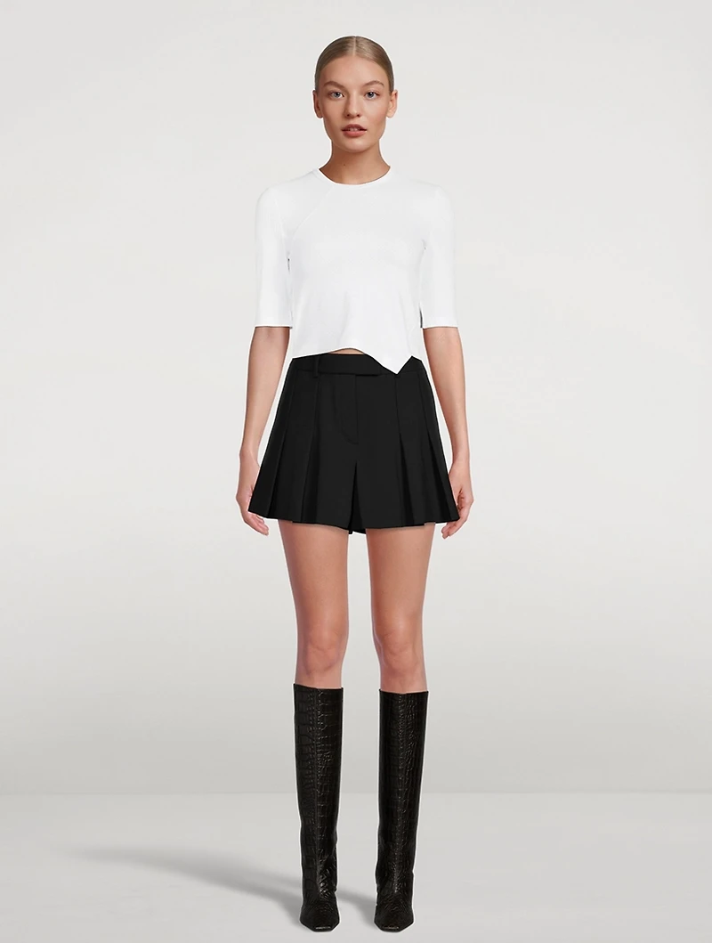 Pleated Skort
