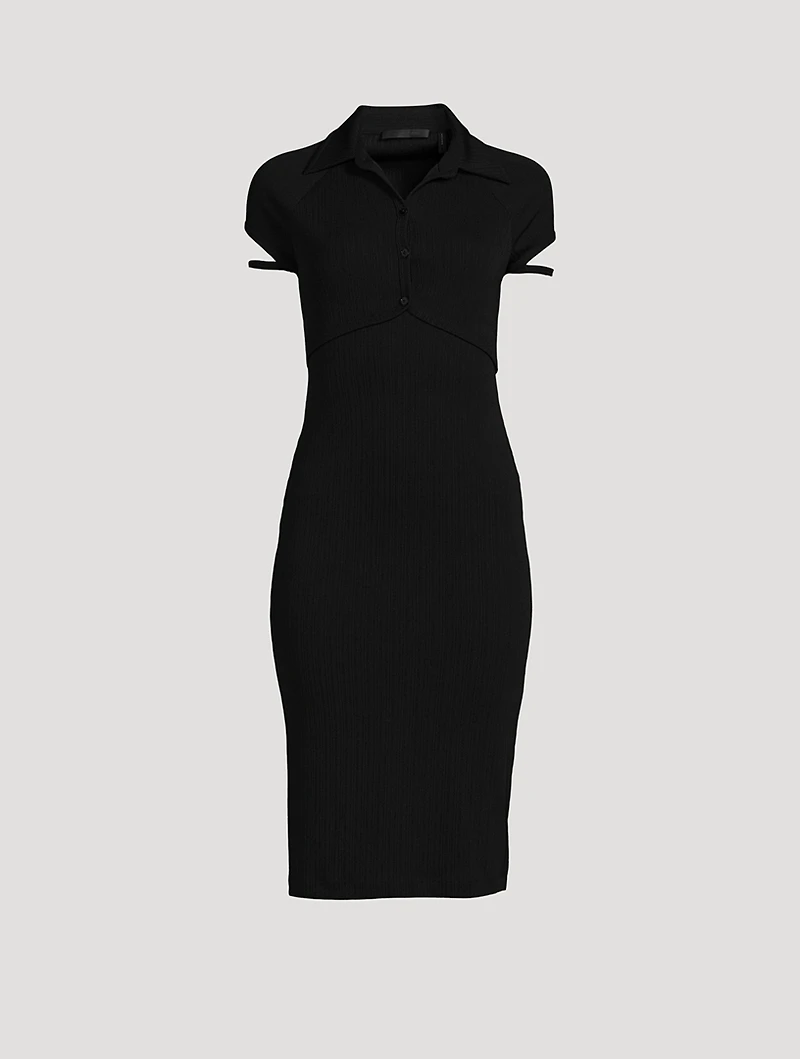 Cut-Out Cardigan Dress