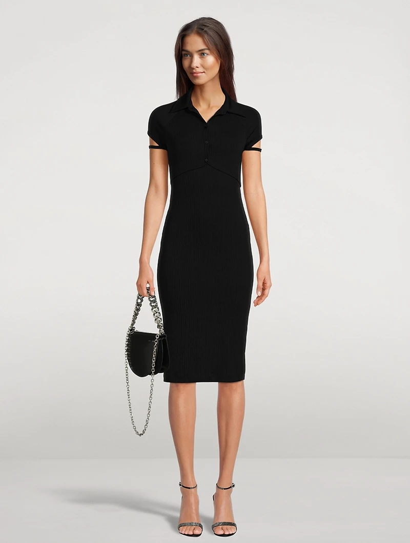 Cut-Out Cardigan Dress