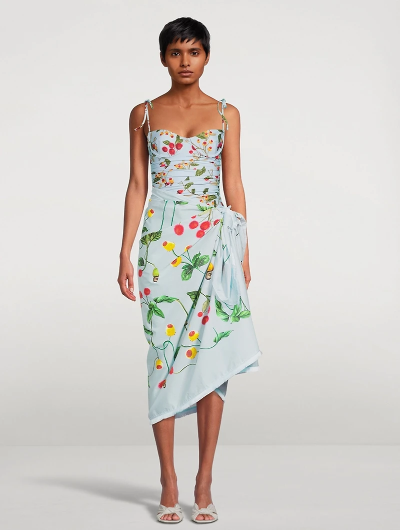 Lavanda Sarong In Floral Print