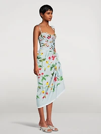 Lavanda Sarong In Floral Print