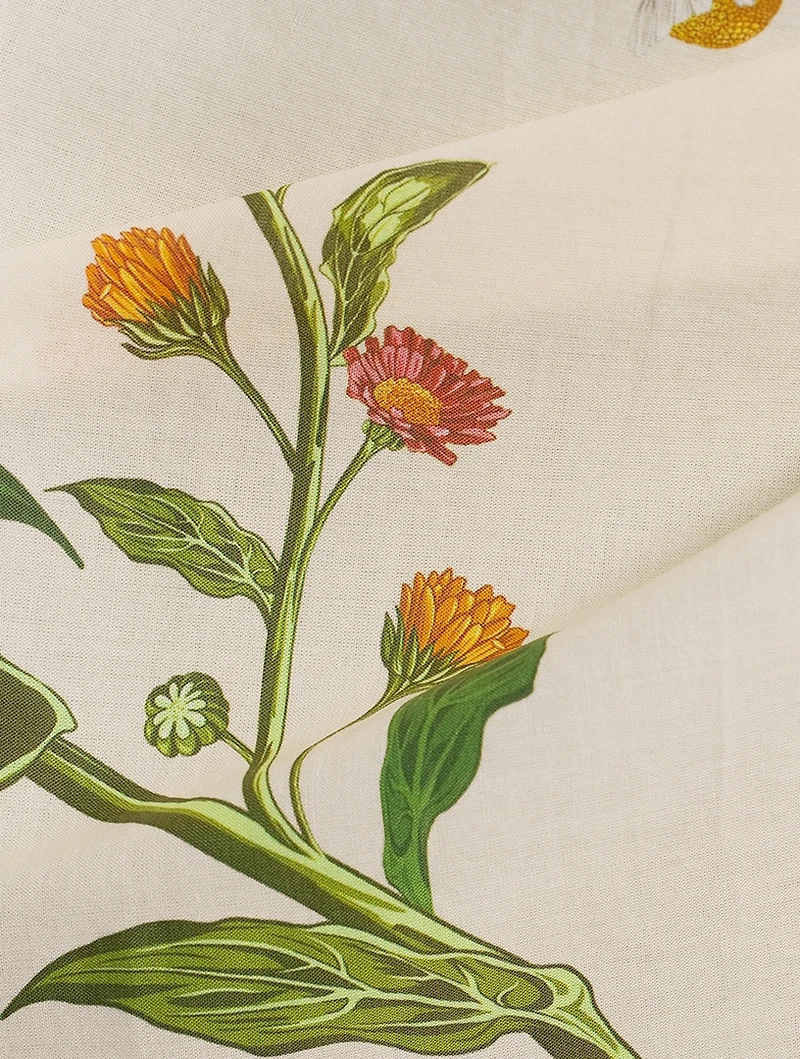 Orquidea Sarong In Floral Amphora Print