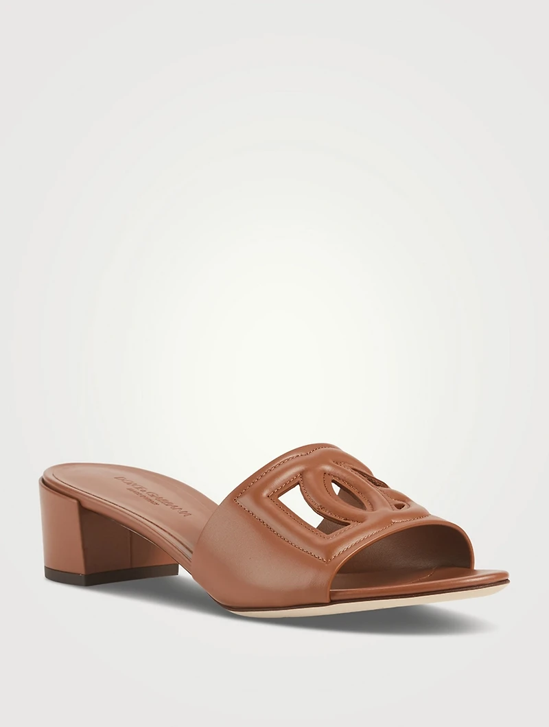 Bianca Leather Mules