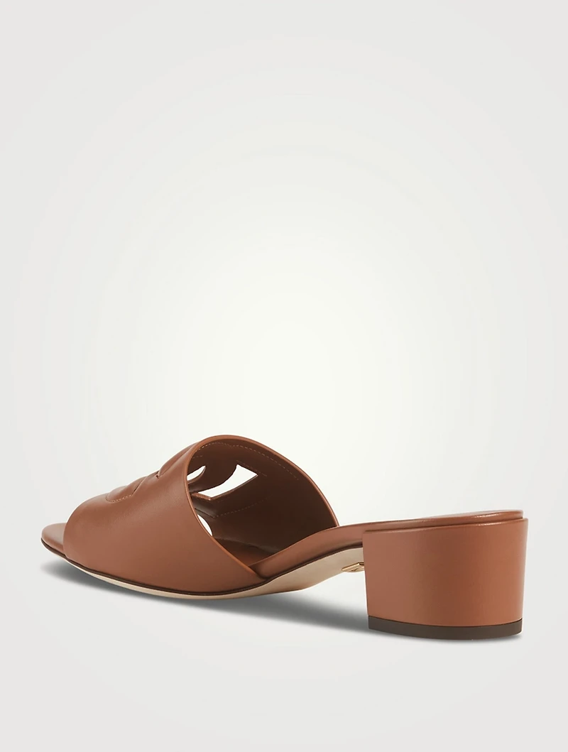 Bianca Leather Mules