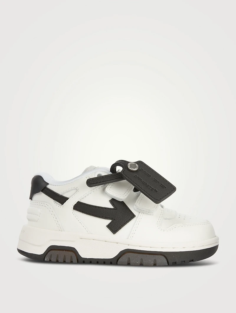 Out Of Office Leather Strap Sneakers