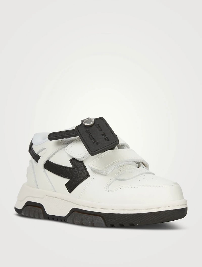 Out Of Office Leather Strap Sneakers