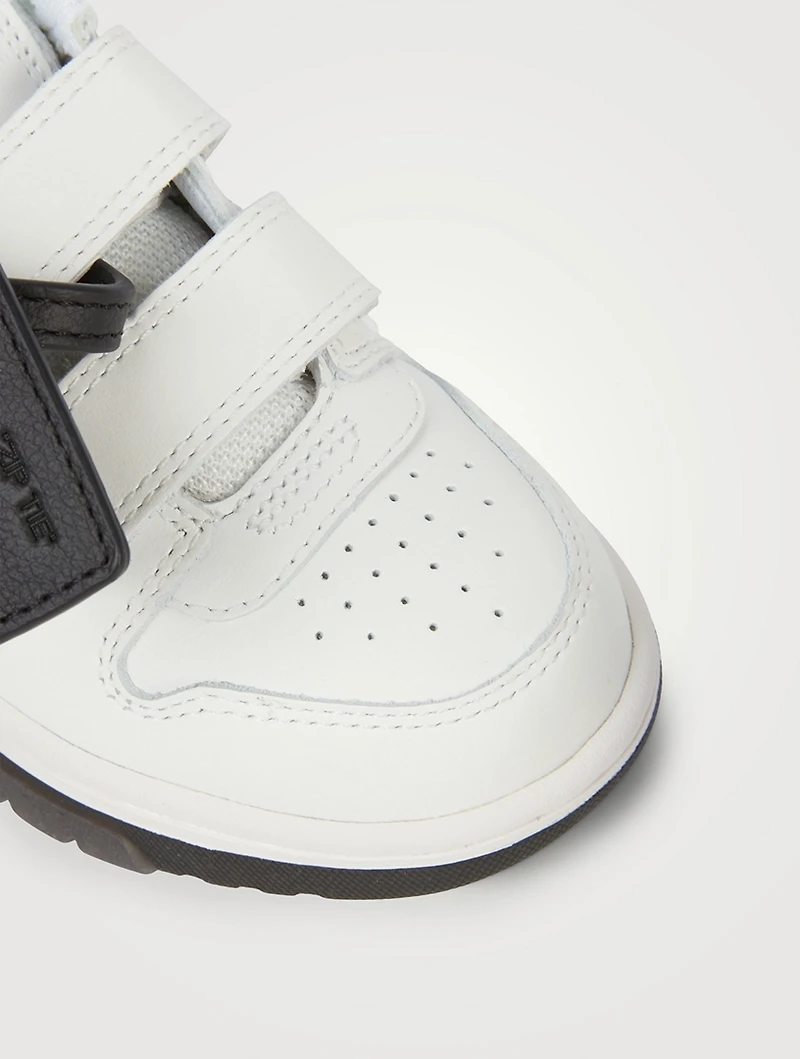 Out Of Office Leather Strap Sneakers
