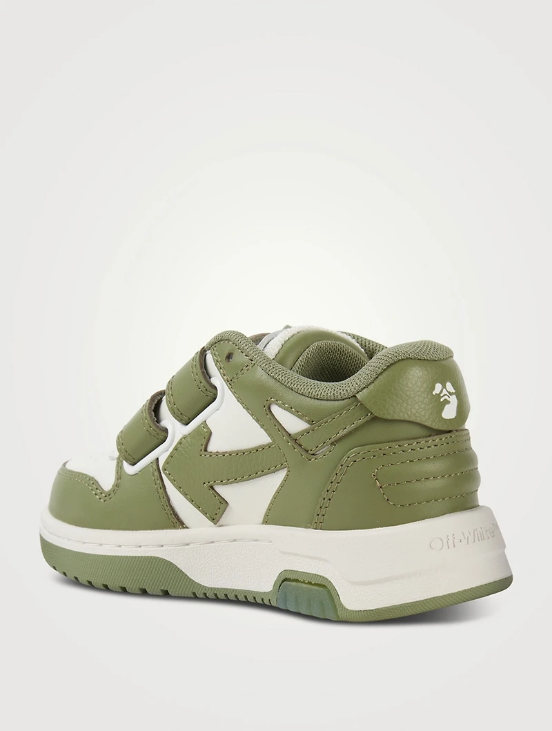 Out Of Office Leather Strap Sneakers