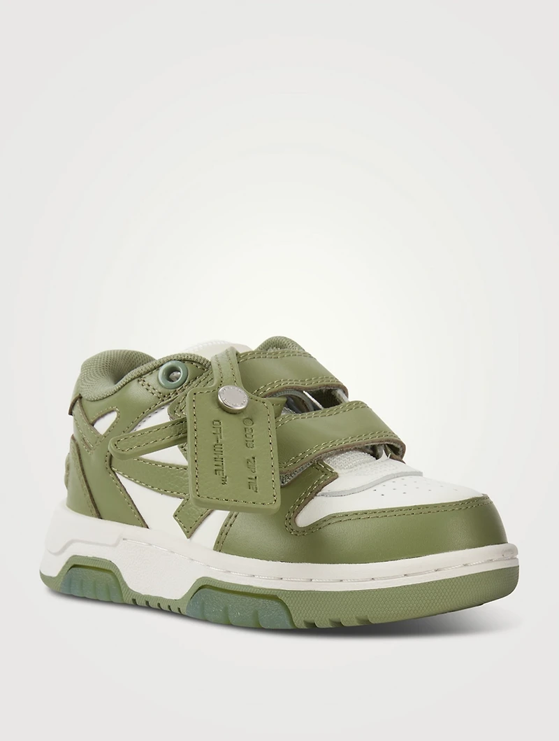 Out Of Office Leather Strap Sneakers