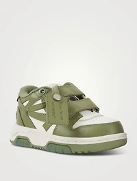 Out Of Office Leather Strap Sneakers