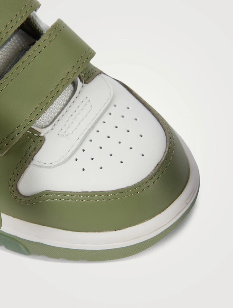Out Of Office Leather Strap Sneakers