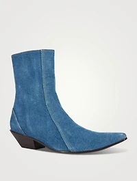 Denim Ankle Boots