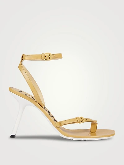 Petal Leather Sandals