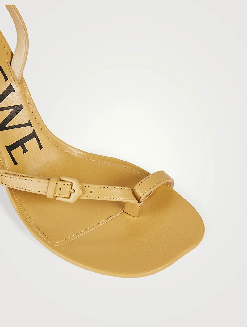 Petal Leather Sandals