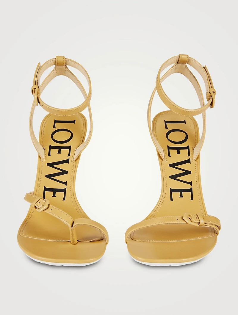 Petal Leather Sandals