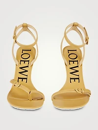 Petal Leather Sandals