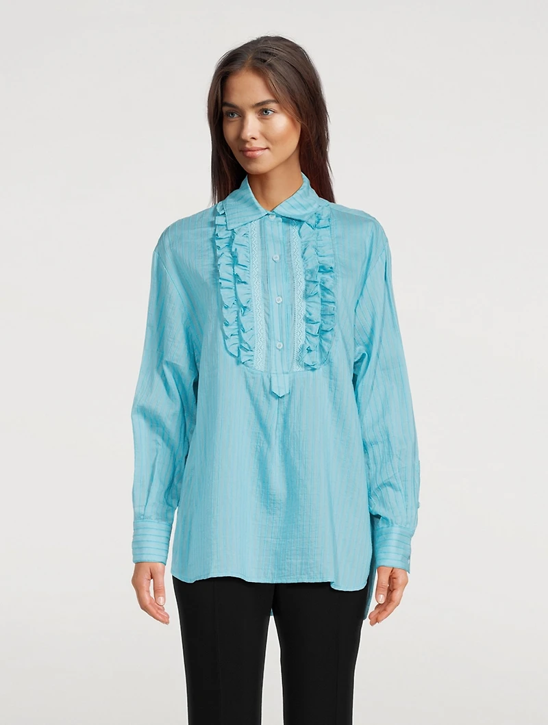 Oversized Tuxedo Shirt