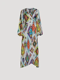 Hostess Long-Sleeve Maxi Dress