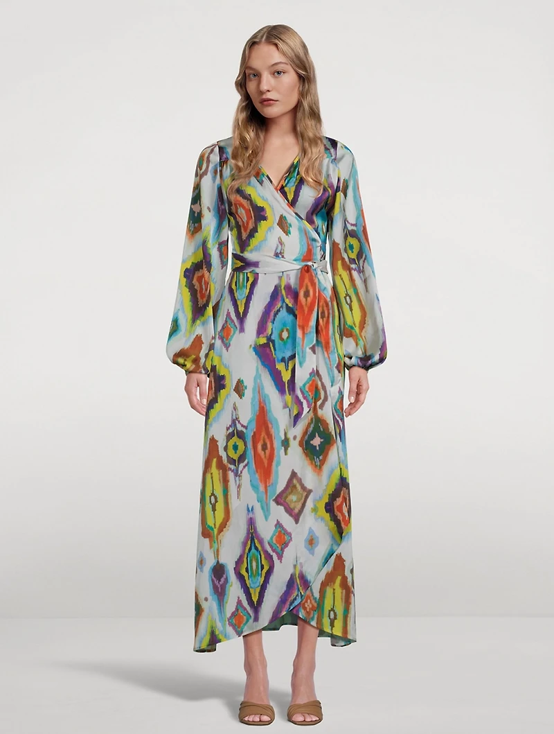 Hostess Long-Sleeve Maxi Dress