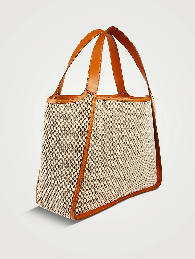 Stella Logo Rope Mesh Tote Bag