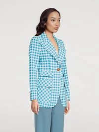 Birkin Houndstooth Blazer