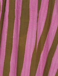 Bobbie Colourblock Cover-Up Stripe Print