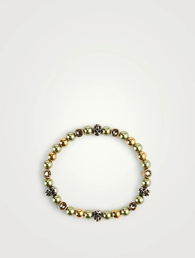 Beaded Skull Bracelet